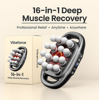 VibeForce 16 head Red Light Deep Tissue Massage Gun