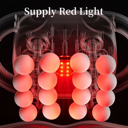 VibeForce 16 head Red Light Deep Tissue Massage Gun