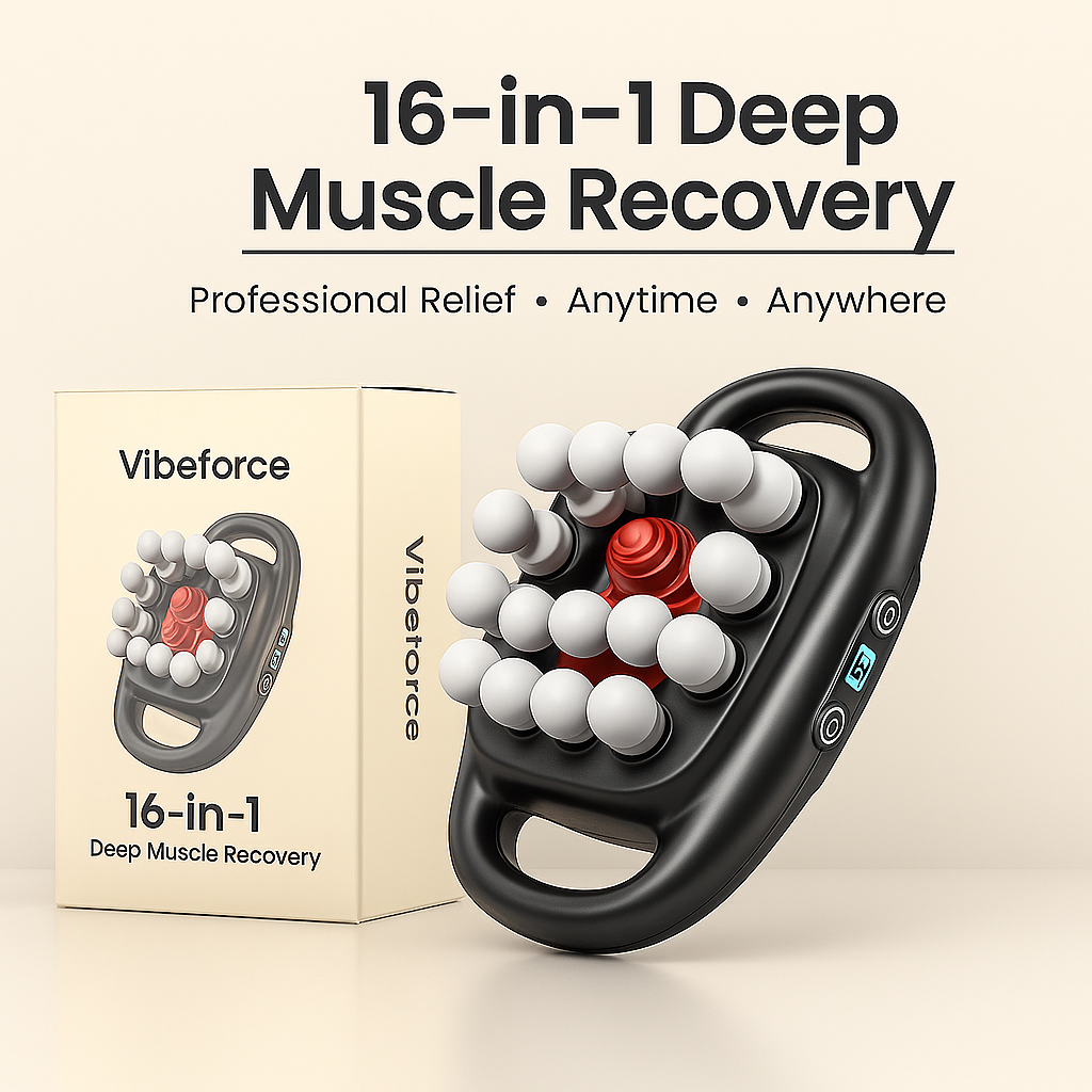 VibeForce 16 Head Red Light Deep Tissue Massager